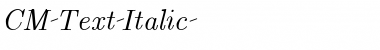 CM_Text Italic