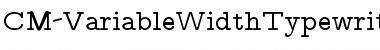 Download CM_VariableWidthTypewriter Font Download CM_VariableWidthTypewriter Font