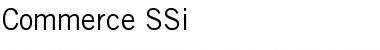 Commerce SSi Regular Font