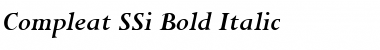 Compleat SSi Bold Italic