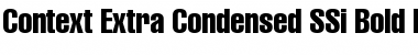 Context Extra Condensed SSi Font