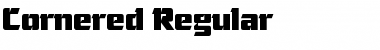 Cornered Regular Font