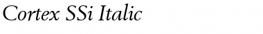 Cortex SSi Italic