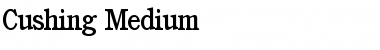 Cushing-Medium Font