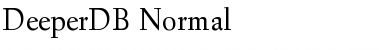 DeeperDB Normal Font