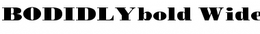 Download BODIDLYbold Wide Font Download BODIDLYbold Wide Font