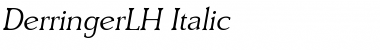 DerringerLH Italic Font