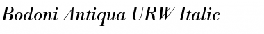 BodoniAntT Italic Font