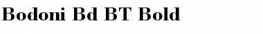 Bodoni Bd BT Bold