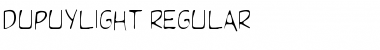 DupuyLight Regular Font