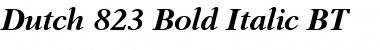 Dutch823 BT Font