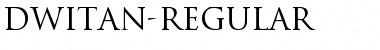 Dwitan-Regular Regular Font