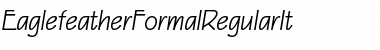 Download EaglefeatherFormalRegularIt Font