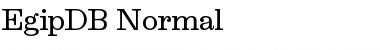 EgipDB Normal Font