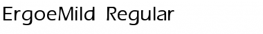 ErgoeMild Regular Font