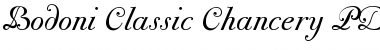 Bodoni Classic Chancery Regular Font