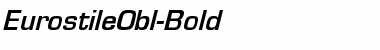 EurostileObl-Bold Regular Font