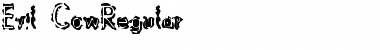 Download Evil Cow Font Download Evil Cow Font