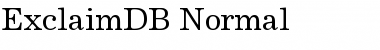 Download ExclaimDB Font
