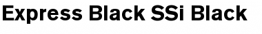 Express Black SSi Black Font