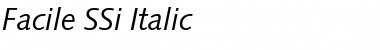 Facile SSi Italic Font