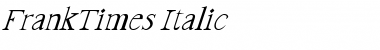 FrankTimes Italic