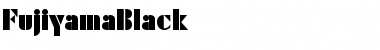 Download FujiyamaBlack Font Download FujiyamaBlack Font