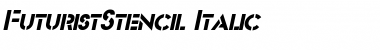FuturistStencil Italic