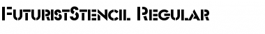 FuturistStencil Regular Font