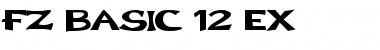 FZ BASIC 12  EX Normal Font