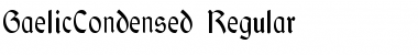 Download GaelicCondensed Font