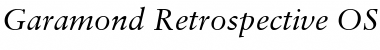 Garamond Retrospective OS SSi Normal Font