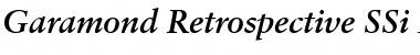 Garamond Retrospective SSi Font