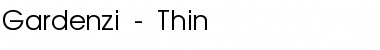 Download Gardenzi - Thin Font