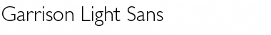 Download Garrison Light Sans Font