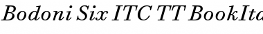 Bodoni Six ITC TT Font