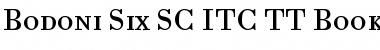 Bodoni Six SC ITC TT Book Font