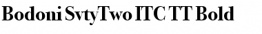 Bodoni SvtyTwo ITC TT Bold Font