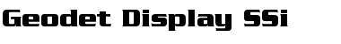 Download Geodet Display SSi Font