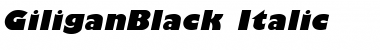 Download GiliganBlack Font