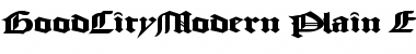 GoodCityModern Plain Ex Font