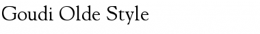 Download Goudi Olde Style Font Download Goudi Olde Style Font