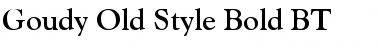 GoudyOlSt BT Bold Font