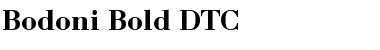 Bodoni-Bold-DTC Font