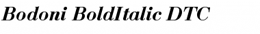Bodoni-BoldItalic-DTC Font
