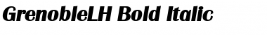 GrenobleLH Bold Italic