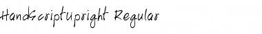 HandScriptUpright Regular