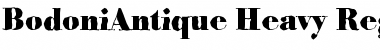 BodoniAntique-Heavy Regular Font