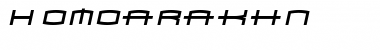 Homoarakhn Regular Font