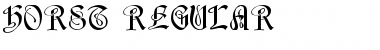 Horst Regular Font